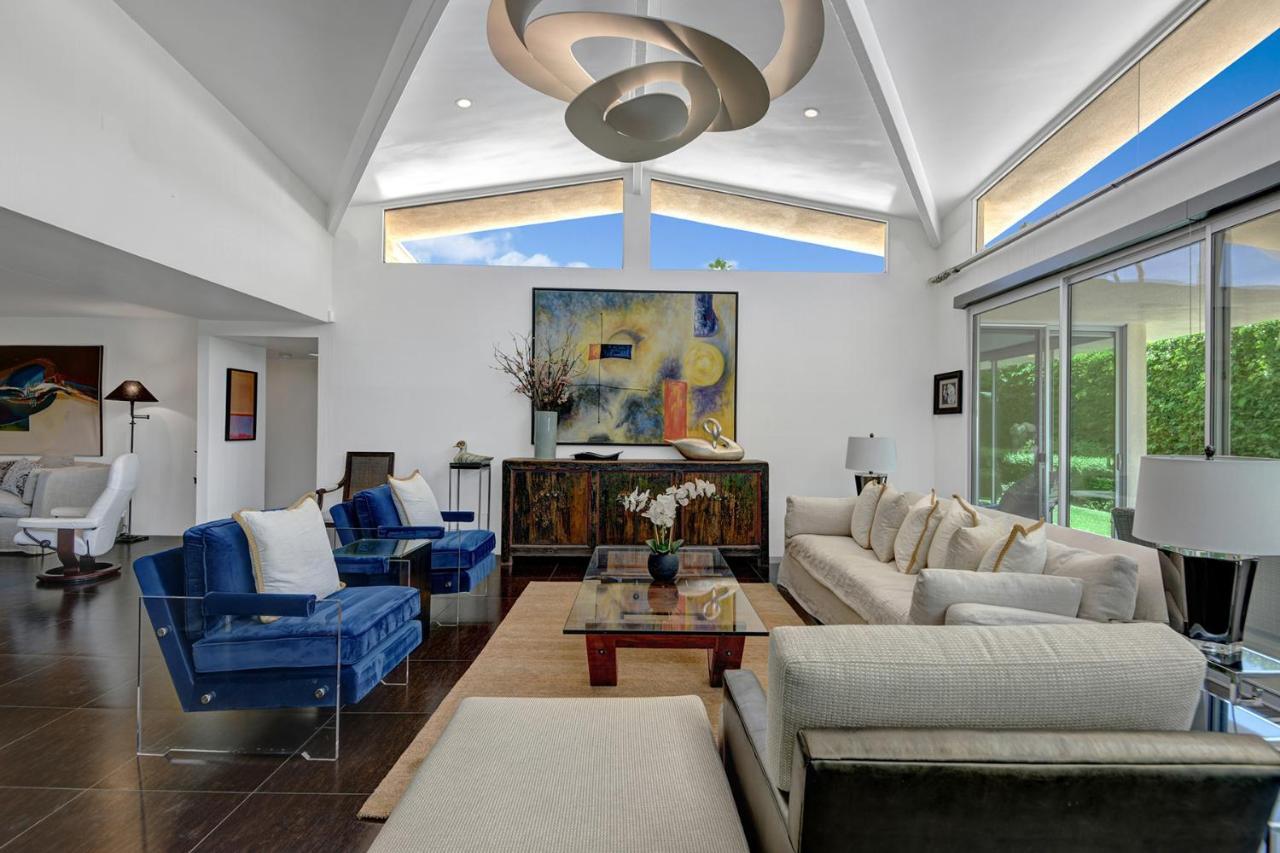 Canyon Palms Estate- Ultra-Luxe, Pool, Spa, Firepit, Outdoor Kitchen & More Palm Springs Eksteriør billede