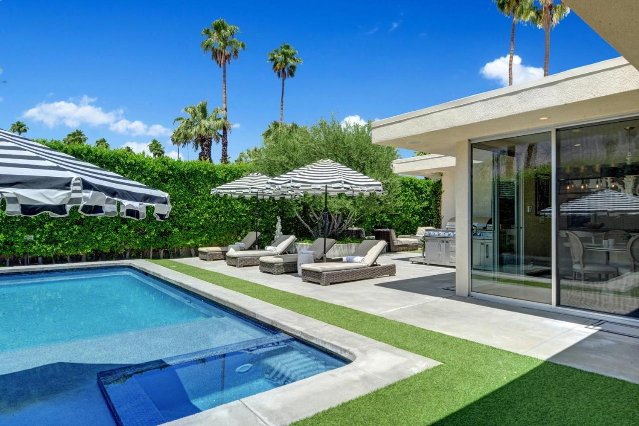 Canyon Palms Estate- Ultra-Luxe, Pool, Spa, Firepit, Outdoor Kitchen & More Palm Springs Eksteriør billede
