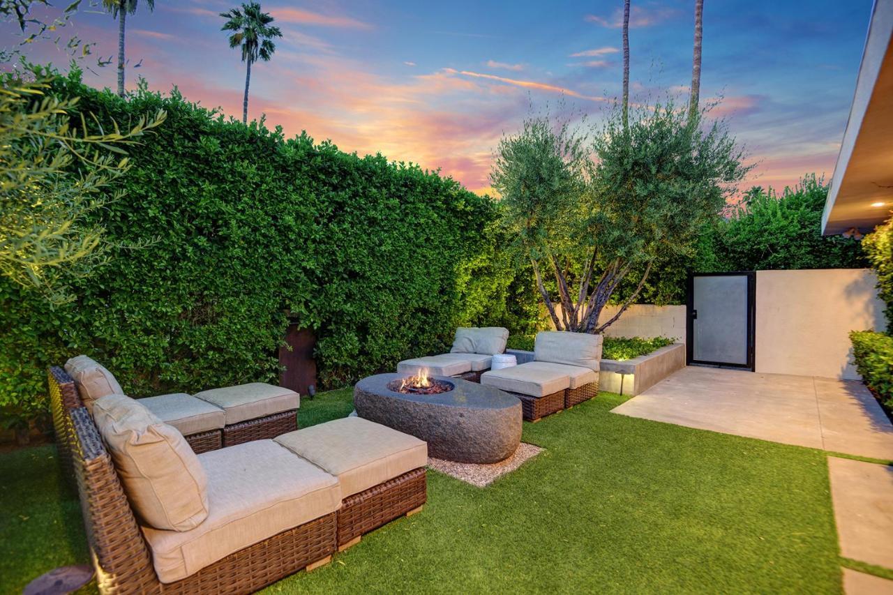 Canyon Palms Estate- Ultra-Luxe, Pool, Spa, Firepit, Outdoor Kitchen & More Palm Springs Eksteriør billede