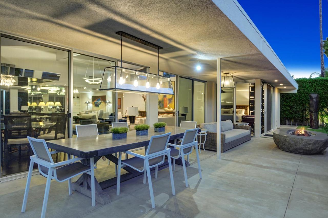 Canyon Palms Estate- Ultra-Luxe, Pool, Spa, Firepit, Outdoor Kitchen & More Palm Springs Eksteriør billede