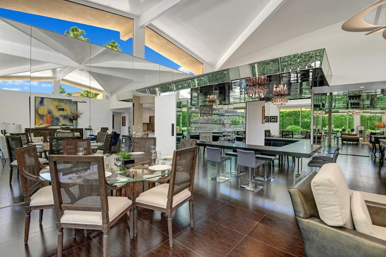 Canyon Palms Estate- Ultra-Luxe, Pool, Spa, Firepit, Outdoor Kitchen & More Palm Springs Eksteriør billede