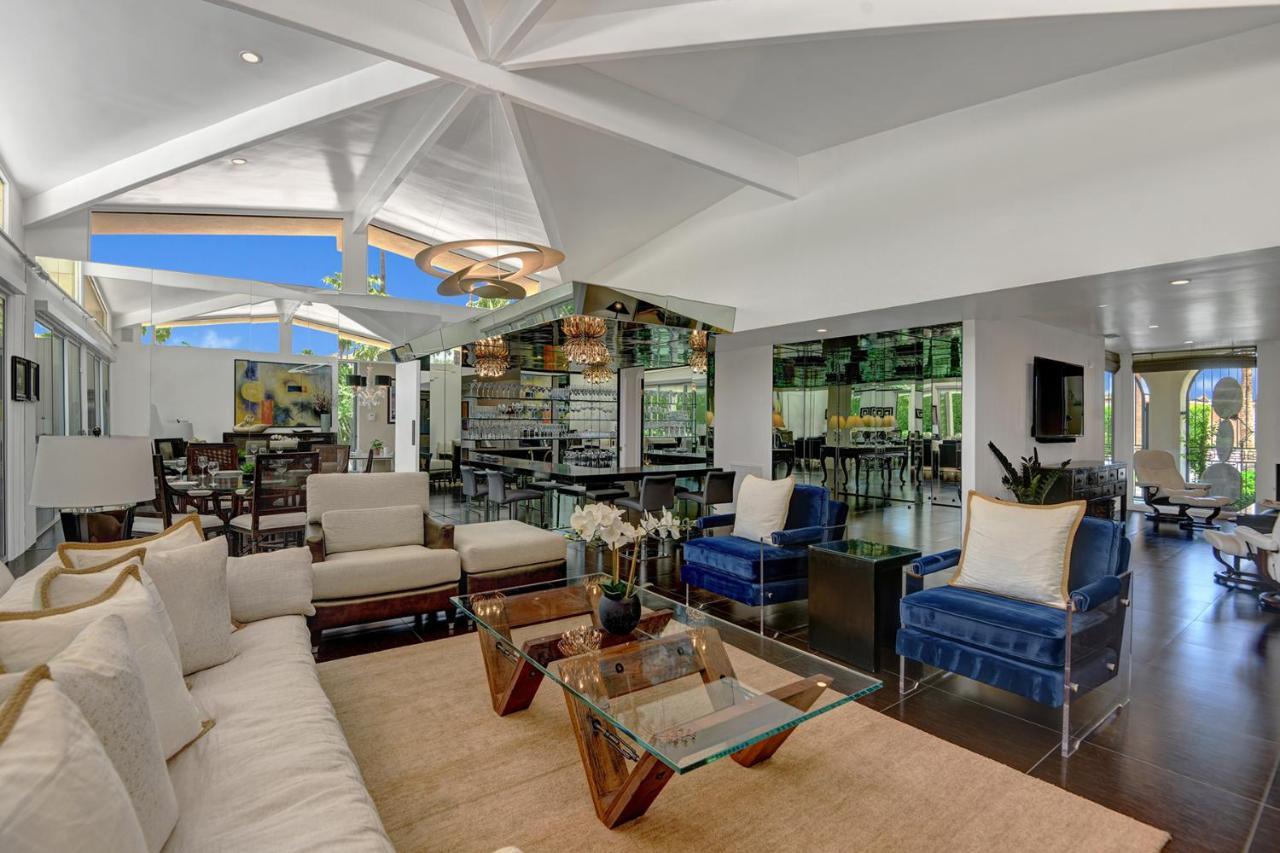 Canyon Palms Estate- Ultra-Luxe, Pool, Spa, Firepit, Outdoor Kitchen & More Palm Springs Eksteriør billede