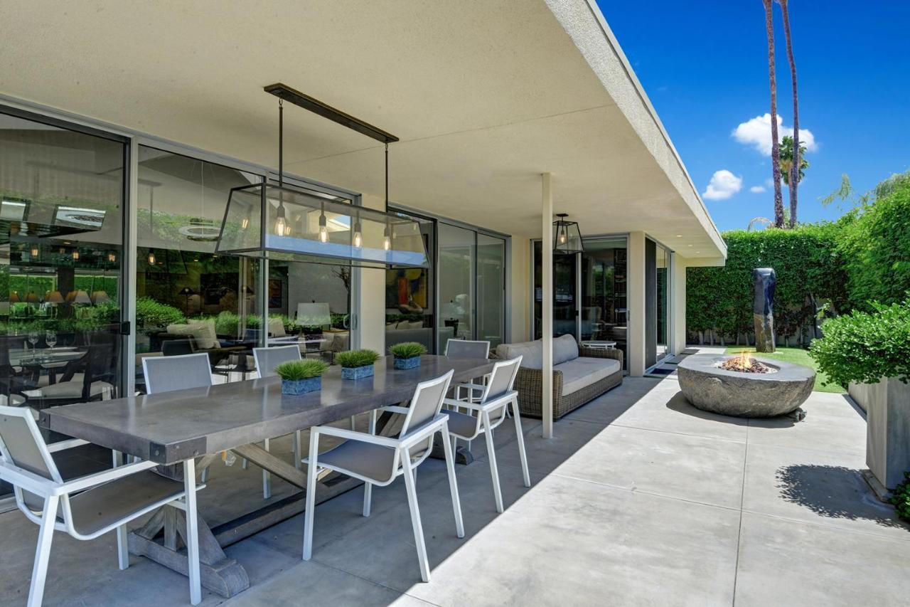 Canyon Palms Estate- Ultra-Luxe, Pool, Spa, Firepit, Outdoor Kitchen & More Palm Springs Eksteriør billede