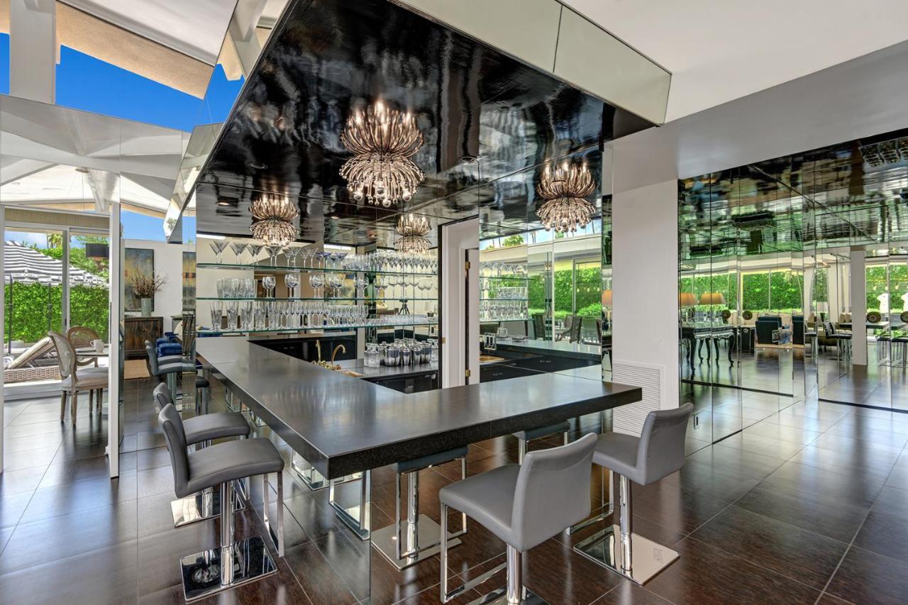Canyon Palms Estate- Ultra-Luxe, Pool, Spa, Firepit, Outdoor Kitchen & More Palm Springs Eksteriør billede